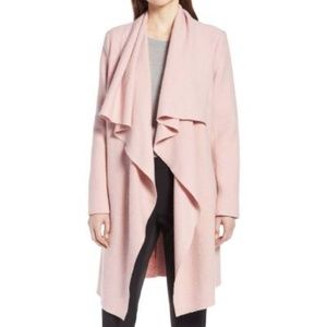 Halogen Boiled Wool Blend Drape Front Coat